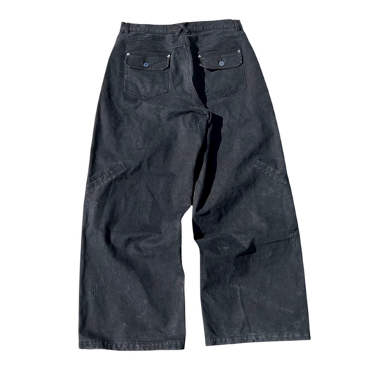 Black Canvas Pants