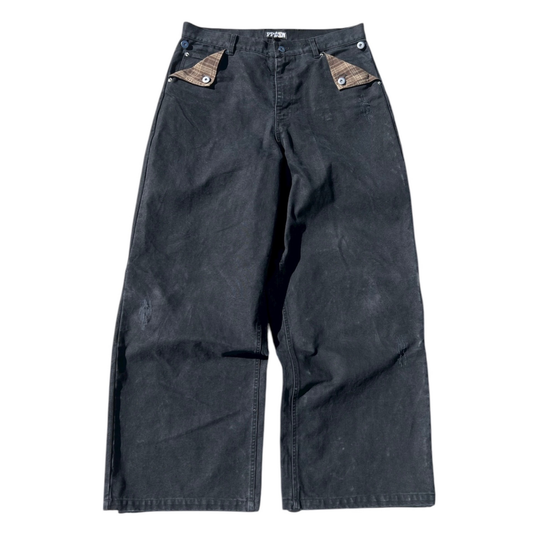 Black Canvas Pants