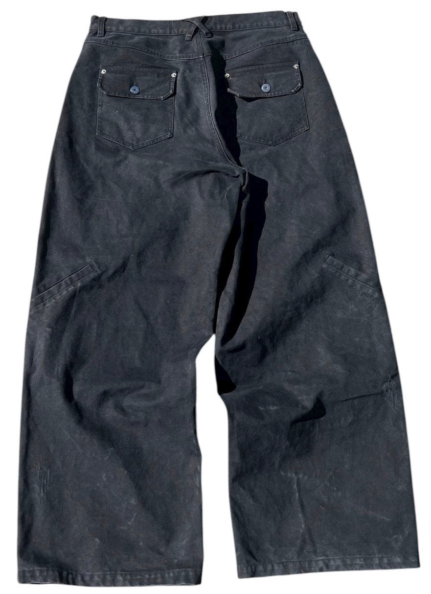 Black Canvas Pants
